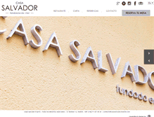 Tablet Screenshot of casasalvadormadrid.com